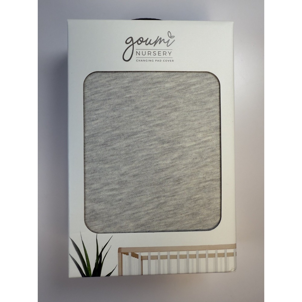 Goumi Nursery Changing Pad Cover Gray‎ NWT!